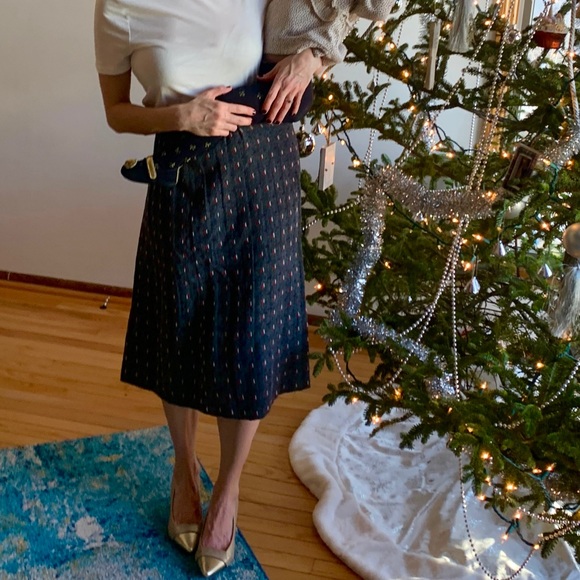 Vintage Dresses & Skirts - Vintage 1960’s Midi Gray Wool Skirt